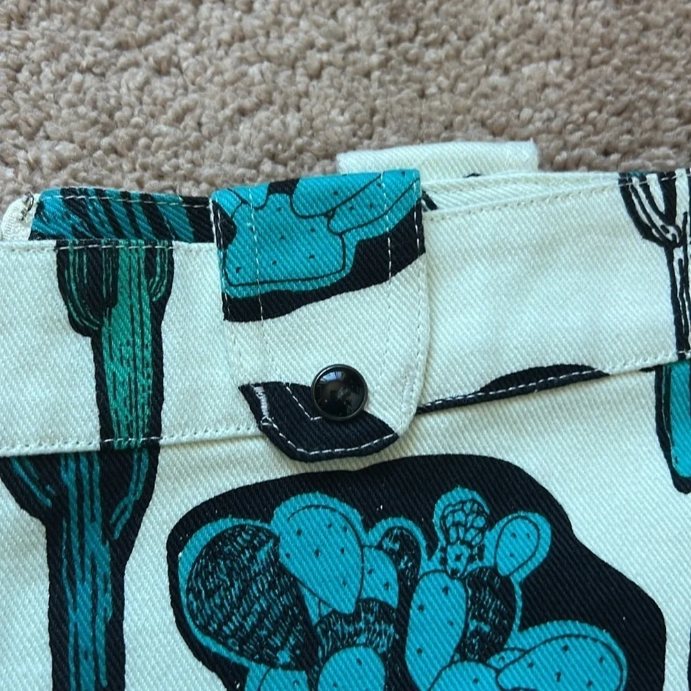Motel Cactus Denim Shorts